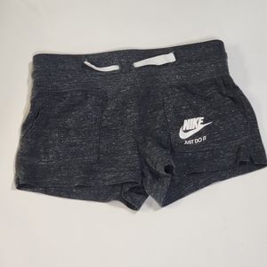 NIKE SHORTS CHARCOAL GREY color size: SMALL YOUTH